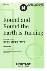 Round and Round the Earth Is Turning Three-Part Mixed choral sheet music cover